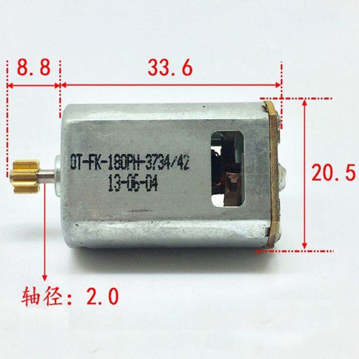 new-hot-chexiuhua-มอเตอร์180ขนาดเล็ก3v-3-7v-dc-ความเร็ว15670รอบต่อนาที-motor-listrik-แรงบิดสูงพร้อมเกียร์แผงวงจรแบบ-diy-เครื่องยนต์-airplanetoy