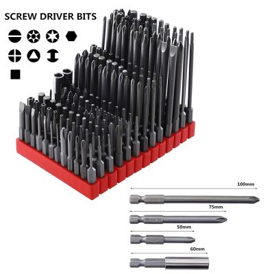 【cw】 Screwdriver 12pcs 50/75/100mm Bits S2 Alloy Wrench Set Magnetic 【hot】 !