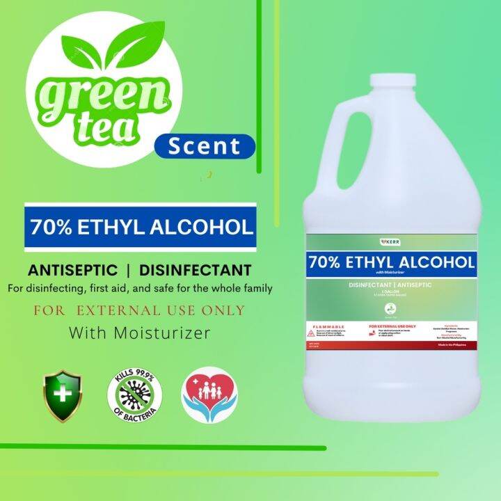 70 ETHYL ALCOHOL GREEN TEA SCENT KERR | Lazada PH