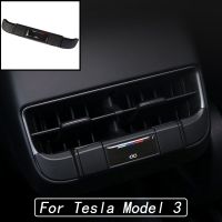 ❈ Best Sale Back Air Vent USB Charging Protective Cover For Tesla Model 3 2016-2022 Rear Exhaust Outlet Holes Cover Car Interior