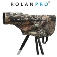 ROLANPRO เสื้อกันฝนสำหรับเลนส์กล้องโทรศัพท์,ฝนปกฝนสำหรับสีเขียวทหารที่กันฝนเลนส์เสื้อโค้ทขนาด XXS XS