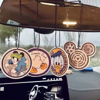 fgjfykjd Disney Cute Mickey Donald Duck Hanging Aromatherapy Hanging Card Car Interior Design Accessories Automobile Hanging Ornament