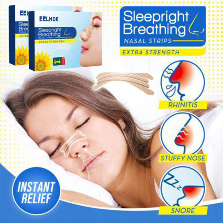 Eelhoe Ventilation Nose Stickers Breath Nasal Strips Right Aid Stop