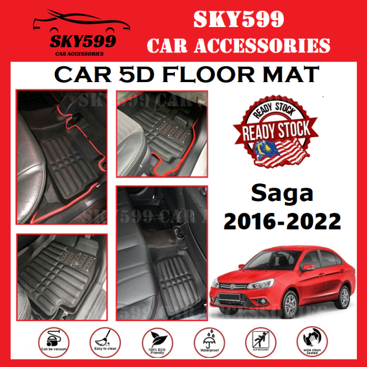Proton Car 5D Car Floor Mat/Carpet SAGA PERSONA WIRA WAJA EXORA X70 IRIZ