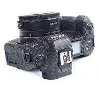 สำหรับฟิล์มป้องกันตัวกล้อง Canon R5 R6สติกเกอร์ไฟเบอร์คาร์บอนกาวหยาบทนรอยขีดข่วน