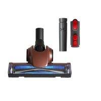 32mm Interface Diameter Brush Head Floor Brush Efficient Cleaning Brush with 2 Adapter for Dyson V7 V8 Brush Replacement