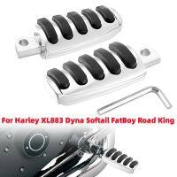 2Pcs/set Modified Motorcycle Pedals Motorcycle Highway Foot Pegs Clamps For Harley XL883 Dyna Softail Road King Pedals