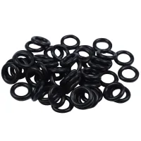 50 pieces black Nitrile rubber O Ring Seals Washers