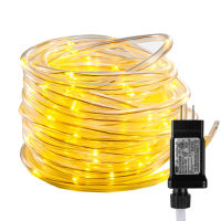 LED Rope Tube String Light 20M 40M Outdoor Christmas Rope Light Copper Wire Fairy Light Garland for DIY Garden Fence Party Decor