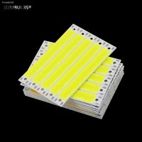 ๑ 10pcs 60mm Bar LED COB Strip Light Source for Bicycle Taillights 3V 3.7V Cold Warm White Blue Red for DIY Work Bulb