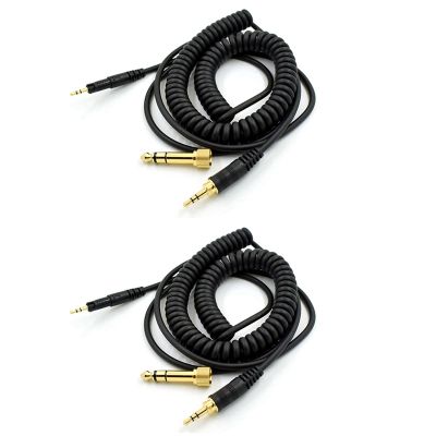 2X Replacement Audio Cable for Audio-Technica ATH M50X M40X Headphones Black 23 AugT2