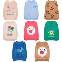 2021 New Autumn Weekend Kids sweater Boys Girls t-shirts Children Fashion Sweatshirts Brand Clothes Winter Fleeced Casual Tops