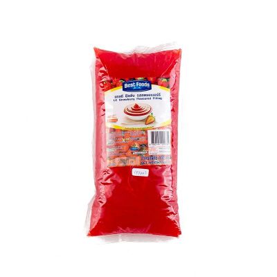 สินค้ามาใหม่! เบสท์ฟู้ดส์ แอลซี ฟิลลิ่ง กลิ่นสตรอว์เบอร์รี 900 กรัม Best Foods Filling Strawberry 1 kg ล็อตใหม่มาล่าสุด สินค้าสด มีเก็บเงินปลายทาง