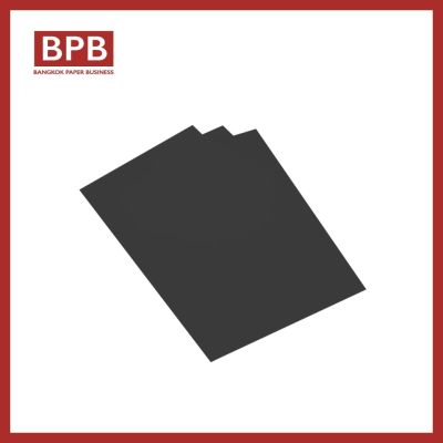 กระดาษการ์ดสี A4 สีดำ - BP-Negro ความหนา 180 แกรม บรรจุ 10 แผ่นต่อห่อ แบรนด์เรนโบว์   RAINBOW COLOR CARD PAPER  - BP-Negro 180 GSM