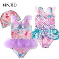 NNJXD Toddler Girl Swimsuits Cute Bikini Kids Baby Girls Mermaid Swimwear Beachwear One-Piece Swimming Costume