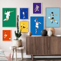 Basketball Football Tennis Player Superstar Modern Wall Art Canvas Painting Posters And Prints Wall Pictures For Boy Room Decor