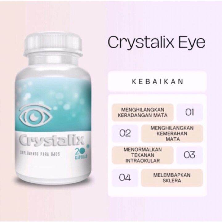 Crystalix eye capsules 20 Lazada