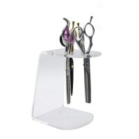 【YF】 1pc hair scissors rack salon barber tools storage holder case styling accessories