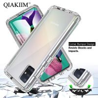 【Enjoy electronic】 Clear 360 Case For Samsung Galaxy A51 A71 A41 A72 A50 A52 A50S A30S M51 M31 A21S A32 A20S A31 A42 S21 FE Shockproof Cover   Film