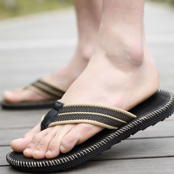 ส่งเร็วพิเศษ-รองเท้าแตะสำหรับผู้ชายในฤดูร้อน-รองเท้าแตะและรองเท้าแตะอินเทรนด์และมีสไตล์-รองเท้าแตะกันลื่นและทนต่อการสึกหรอ