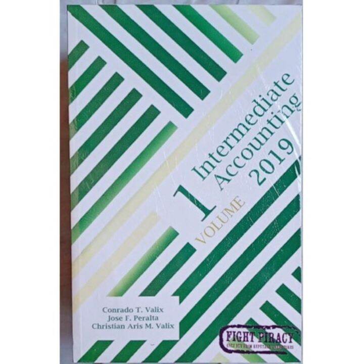 INTERMEDIATE ACCOUNTING 2019 VOL. 1 by Valix Lazada PH