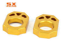 รถจักรยานยนต์ CNC ด้านหลังเพลาบล็อกปรับโซ่สำหรับ Suzuki RMZ250 2004-2022 RMZ450 2005-2022 RMX450Z 2010-2019 RMZ 250 450