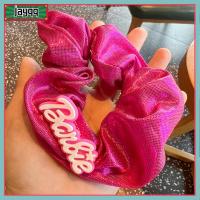 JAYQQ แฟชั่นสำหรับผู้หญิง ตุ๊กตาบาร์บี้ scrunchie สีทึบทึบ อีลาสติก เชือกมัดผม ที่มัดผม หางม้าหางม้า ยางรัดผม สำหรับผู้หญิง