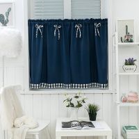 【YD】 Short Curtain Window Curtains for Cabinet Door Separate Panel Bow-knot Drapes Bar Half-Curtain