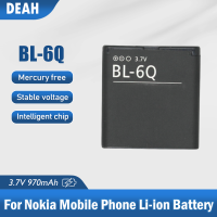 1ชิ้นใหม่ BL-6Q BL 6Q BL6Q 3.7โวลต์970มิลลิแอมป์ชั่วโมงแบตเตอรี่ศัพท์ลิเธียมสำหรับ Nokia 6700คลาสสิก6700C 6100วินาที7900 8500แบตเตอรี่แบบชาร์จไฟ