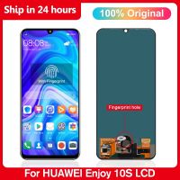 6.3 Original For Huawei Y8p 2020 LCD Display Touch Screen with Fingerprint For Enjoy 10s LCD P Smart S Y8P AQM-LX1 Display