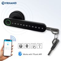 Fingerprint Door Lock Wifi Door Lock Electronic Lock Password Door Lock Smart Anti Theft Latches Split Wireless Door Handle Lock