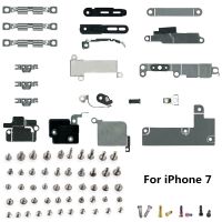ทั้งชุดโลหะขนาดเล็กภายในอะไหล่แป้นยึด + ทั้งชุดสกรูสำหรับ iPhone 5 5C 5S 6 6P 6S 6S Plus 7 7Plus 8 Plus X XR XS MAX