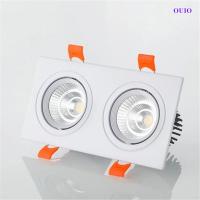 Recessed Dimmable Double Head LED Downlight 30W/24W/20W COB Ceiling Lamps Spot Lights Epistar Chip AC85-265V Indoor Lighting  by Hs2023