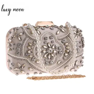 Luxy Moon Designer Evening Bags Elegant Crystal Luxury Clutches