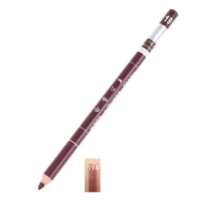 💖【Lowest price】MH ดินสอเขียนขอบปากไม้สำหรับผู้หญิงกันน้ำติดทนนาน1ชิ้น