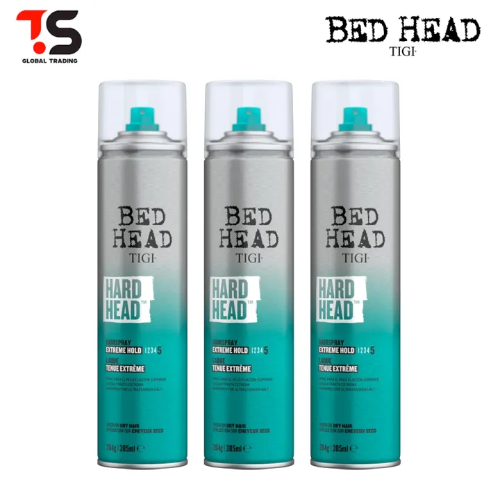3 x NEW! TIGI BED HEAD HARD HEAD™ Hard Hold Hairspray 385ml | Lazada  Singapore