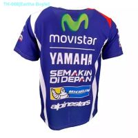 ☊ Eartha Boyle 46 rossi yamaha motor racing MOTO GP T-shirt motorcycle electric car ride quick-drying breathable short-sleeved summer