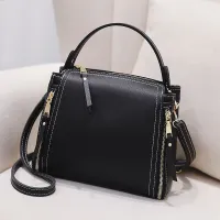 SMOOZA Small Bucket Bags For Women  Messenger Bags With Long Strap Designer Crossbody Bags Green Shoulder Bags Female Bag