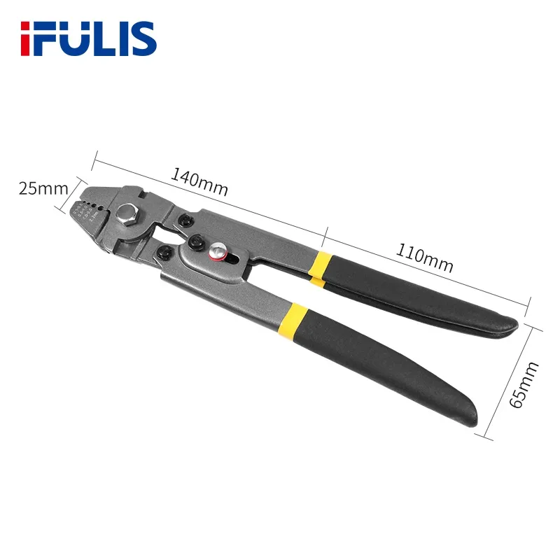 Fishing Crimping Pliers + 300pcs Crimp Sleeves Kit Fishing Crimping Tool  Kit Heavy Duty Wire Leader Rope Crimper Plier 5 Sizes Aluminum Copper  Double