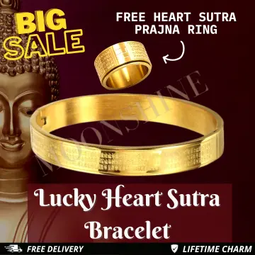 Heart deals sutra bracelet