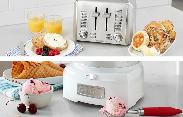 Cuisinart Soft Serve Ice Cream Machine- Mix It In Ice Cream Maker for  Frozen Yogurt, Sorbet, Gelato, Drinks 1.5 Quart, White, ICE-48 - Yahoo  Shopping