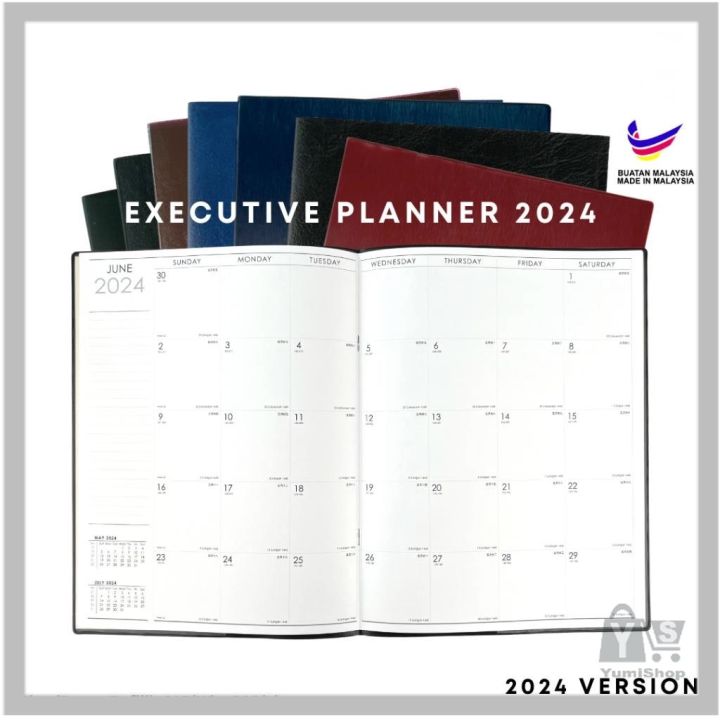 [Ready Stock] Executive Planner 2024 A4 Size Corporate Planner Diary