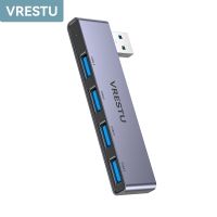 USB3.0 2.0 Hub Extender 4 Port Hab Pengisi Daya USB Ekspansi Kecepatan Tinggi OTG Konverter Portabel Stasiun Docking untuk PC Komputer Laptop