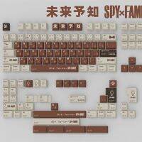 SPY Family Keycap Original Design Bunde Russian 148 Keys Cherry Profile DYE Sublimation ISO Enter For 60 61 64 68 75 82 87 104