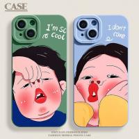 DSFGERGERRSS เคส ไอโฟน โมเดลคู่ตลก Apple 14promax เคสมือถือ iPhone13pro รวมทุกอย่าง 12/11/X นิ่ม 78plus