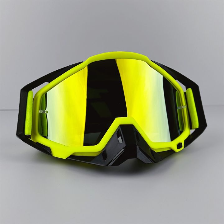 แว่นตามอเตอร์ไซค์วิบากโมโตครอสสกูตเตอร์กีฬาปั่นจักรยานเสือภูเขากลางแจ้งป้องกันลมป้องกัน-uv-คุณภาพสูง