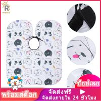 ROSENICE【Hot Sale】 กันน้ำสำหรับเด็กตัดผม Cape Cartoon Dogs Cat Barber Styling Salon Cloak