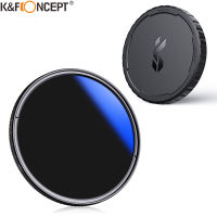 K&amp;F Concept ND2 to ND400 ND Camera Lens Filter Slim Fader Variable Adjustable Neutral Density with Lens Cap 67mm 72mm 77mm 82mm