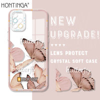 เคส Hontinga สำหรับ Samsung Galaxy A53 5G A52S A52 5G A51 A42 5G เคส SamsungA42 SamsungA50S SamsungA52S ใสเคสซิลิโคนนิ่มลายผีเสื้อคริสตัลเคสฝาหลังเคสโทรศัพท์เคสนิ่มสำหรับเด็กผู้หญิง