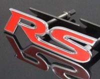 โลโก้ อาร์เอส งานโลหะ ติดกระจังหน้า ฮอนด้า Honda metal RS logo front grille boot logo logo Car decoration